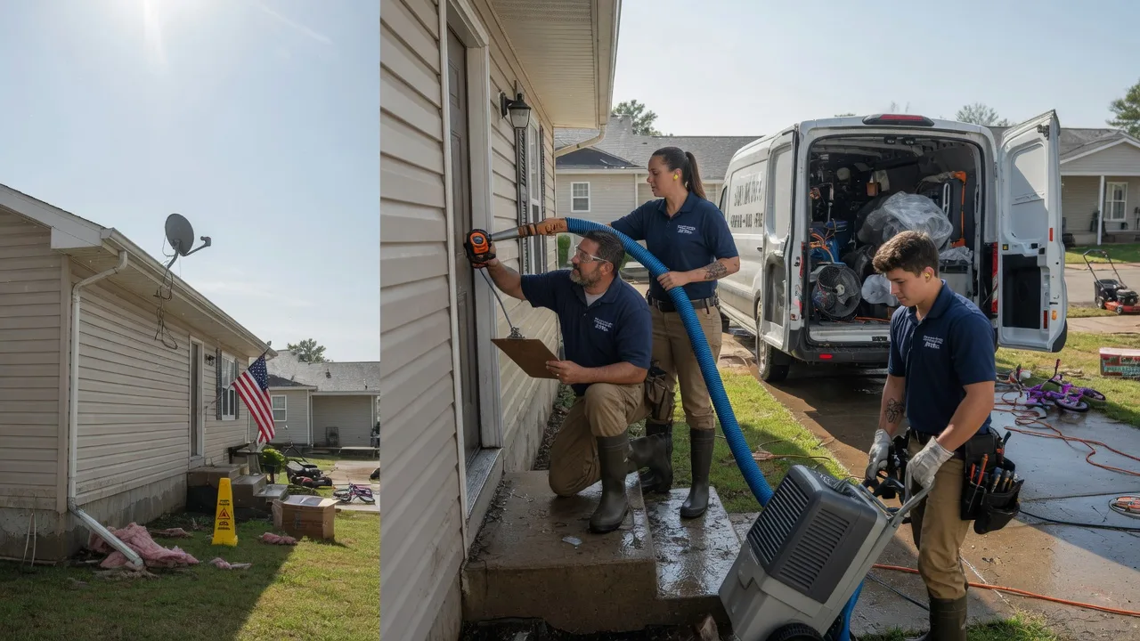 Ceiling Water Damage Restoration in Perry, MO near me